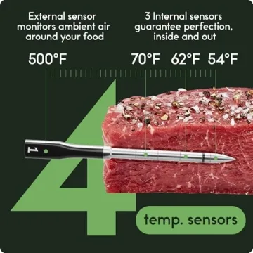 Smart Wireless Meat Thermometer - Unlimited Range Bluetooth