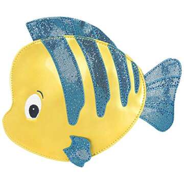 Disney by Danielle Nicole Flounder Crossbody, Yellow