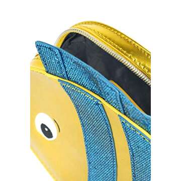 Disney by Danielle Nicole Flounder Crossbody, Yellow