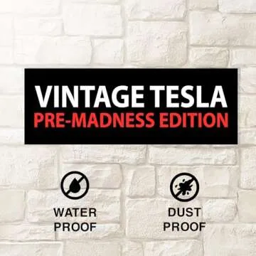 Exclusive Water-Resistant Anti Musk Tesla Bumper Sticker