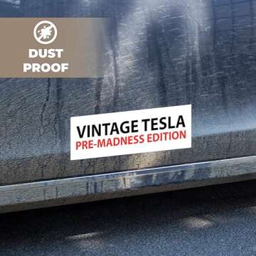 Exclusive Water-Resistant Anti Musk Tesla Bumper Sticker