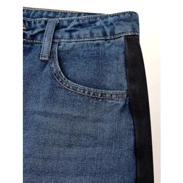 Flamingals Women's Trendy Straight Leg Jeans for Casual Wear