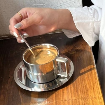 Elegant ZENFUN 4 Pack Coffee Cups Set for Modern Homes