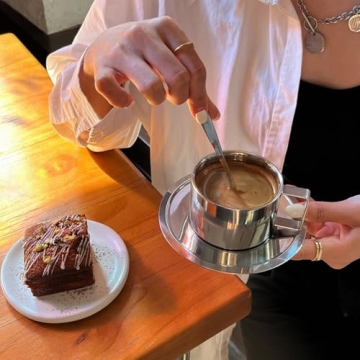 Elegant ZENFUN 4 Pack Coffee Cups Set for Modern Homes