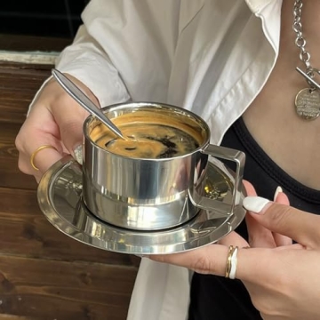 Elegant ZENFUN 4 Pack Coffee Cups Set for Modern Homes