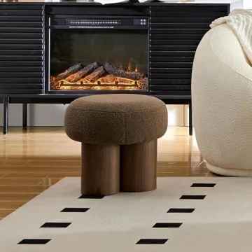 JURMALYN Mushroom Ottoman Cute Versatile Footrest