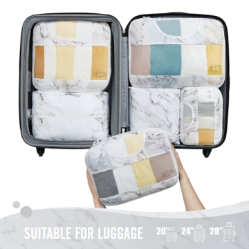 Veken Packing Cubes Set for Stress-Free Travel Organization