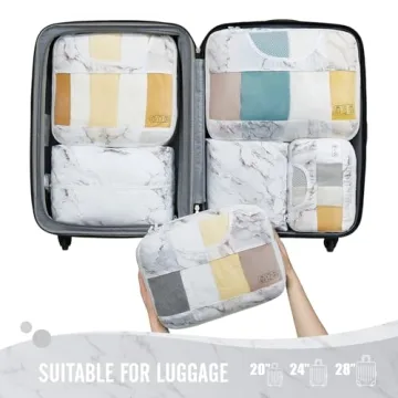 Veken Packing Cubes Set for Stress-Free Travel Organization