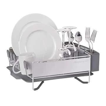 KitchenAid Compact Space Saving Dish Rack - Stylish and Functional
