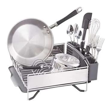 Compact KitchenAid Dish Rack with Removable Caddy