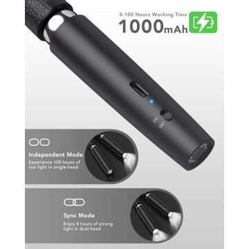 NIVAVA Neck Light for Reading | Adjustable & Rechargeable