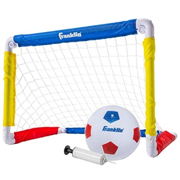 Franklin Sports Kids Mini Soccer Goal Set - Portable Fun for Toddlers