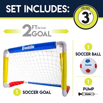 Franklin Sports Mini Soccer Goal Set for Toddlers