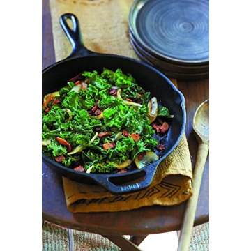 Lodge Cast Iron Skillet with Red Hot Handle Holder 8-inch