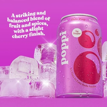 Poppi Sparkling Prebiotic Soda with Apple Cider Vinegar