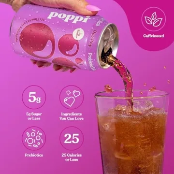 Poppi Sparkling Prebiotic Soda with Apple Cider Vinegar