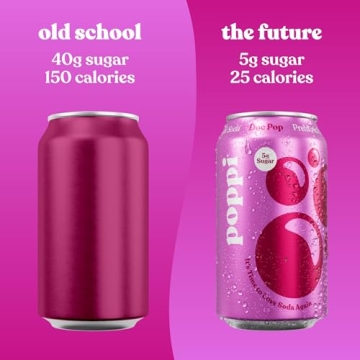 Poppi Sparkling Prebiotic Soda with Apple Cider Vinegar