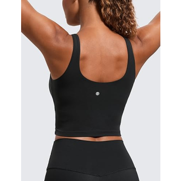 CRZ YOGA Butterluxe Longline Sports Bra - Black