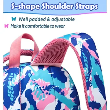 Durable BLUEFAIRY Kids School Backpack - Camo Pink