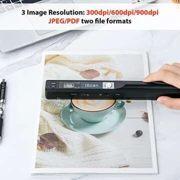 Hczrc Portable Scanner for Easy Document Digitization