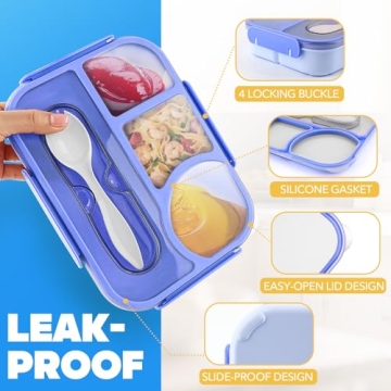 Durable EASYFUN Bento Box for Healthy Lunches