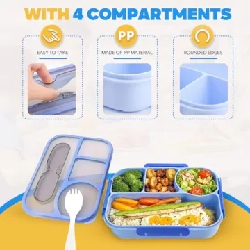 Durable EASYFUN Bento Box for Healthy Lunches