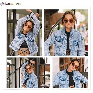 Allarallvr Oversized Large Cateye Sunglasses for Women Trendy Cute Cat Eye Shades Thick Frame Sunnies Sunglasses AR82089 with Yellow Tortoise Frame/Brown Lens
