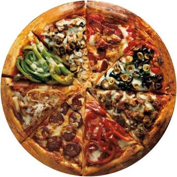 Pizza Pie 300 Piece Round Jigsaw Puzzle