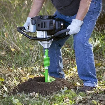 TAZZ Earth Auger with 43cc Engine and 8 Inch Bit
