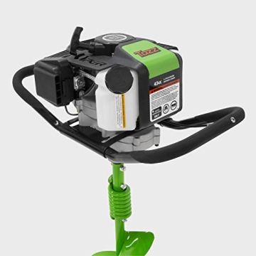 TAZZ Earth Auger with 43cc Engine and 8 Inch Bit