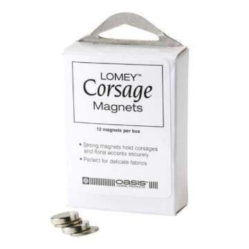 Lomey Corsage Magnets 12 Per Package