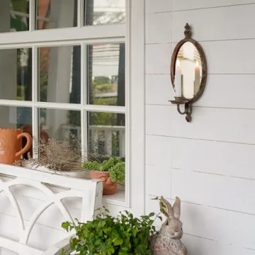 Vintage Antique Metal Candle Sconces for Wall Decor