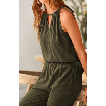Stylish BTFBM Women's Cotton Linen Lounge Set for Summer