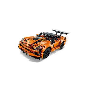 Technic Chevrolet Corvette Zr1 Replica, 2 in 1 Collectible Car Model, Advanced Construction Set