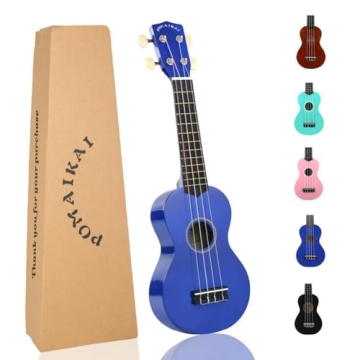 POMAIKAI Soprano Ukulele for Beginners - Perfect 21" Musical Gift for All Ages