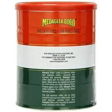 Medaglia D'Oro Italian Roast Espresso Coffee - Pack of 2