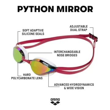 ARENA Python Swimming Goggles with UV Protection