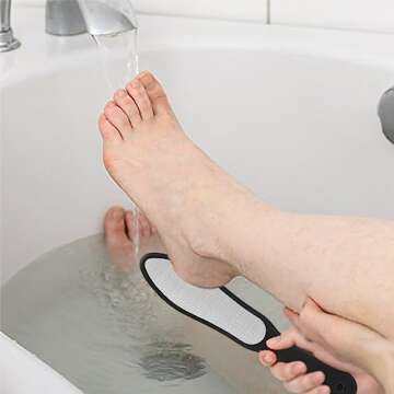 Oneleaf Foot File Professional Pedicure Rasp Cracked Skin Corns Callus Remover for Extra Smooth and Beauty Foot 2PCS