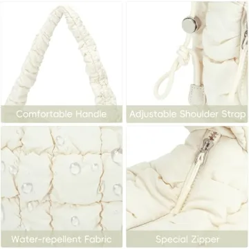 CLUCI Stylish Puffer Tote Bag for Women - Ideal Gift