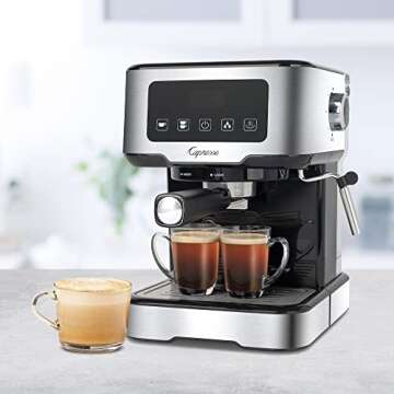 Capresso Café TS Touchscreen Espresso Machine for Perfect Coffee