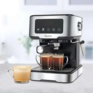 Capresso Café TS Touchscreen Espresso Machine for Perfect Coffee