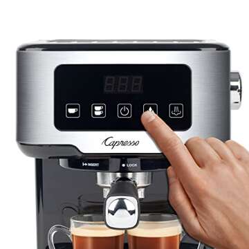 Capresso Café TS Touchscreen Espresso Machine for Perfect Coffee