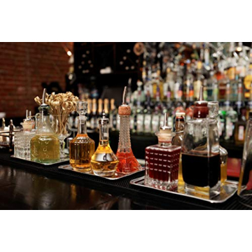 Cocktail Bitters Bottle with Cork and Stainless Steel Dasher 3oz