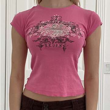 Stylish Women’s Vintage T-Shirt for Casual Summer Fashion