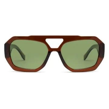 SOJOS Polarized Retro Hex Sunglasses for Women & Men