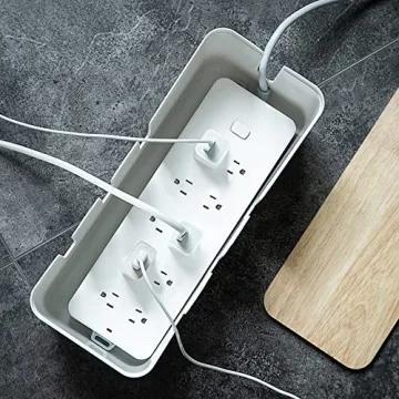 Baskiss Wooden Cable Management Box Organize Hide Cords