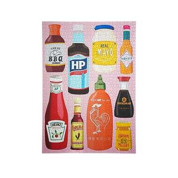 Saucy 1000 Piece Jigsaw Puzzle for Adults | Premium 100% Recycled Board | 1000 Piece Classic Condime...