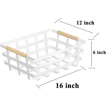 Stylish Farmhouse Baskets for Pantry Organization