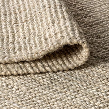 JONATHAN Y Hand Woven Chunky Jute Area Rug for Home