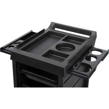 Saloniture Rolling Trolley Cart with 5 Drawers